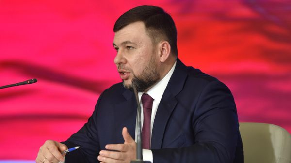 Глава ДНР Денис Пушилин во время пресс-конференции (11 февраля 2022). Донецк - Sputnik Армения