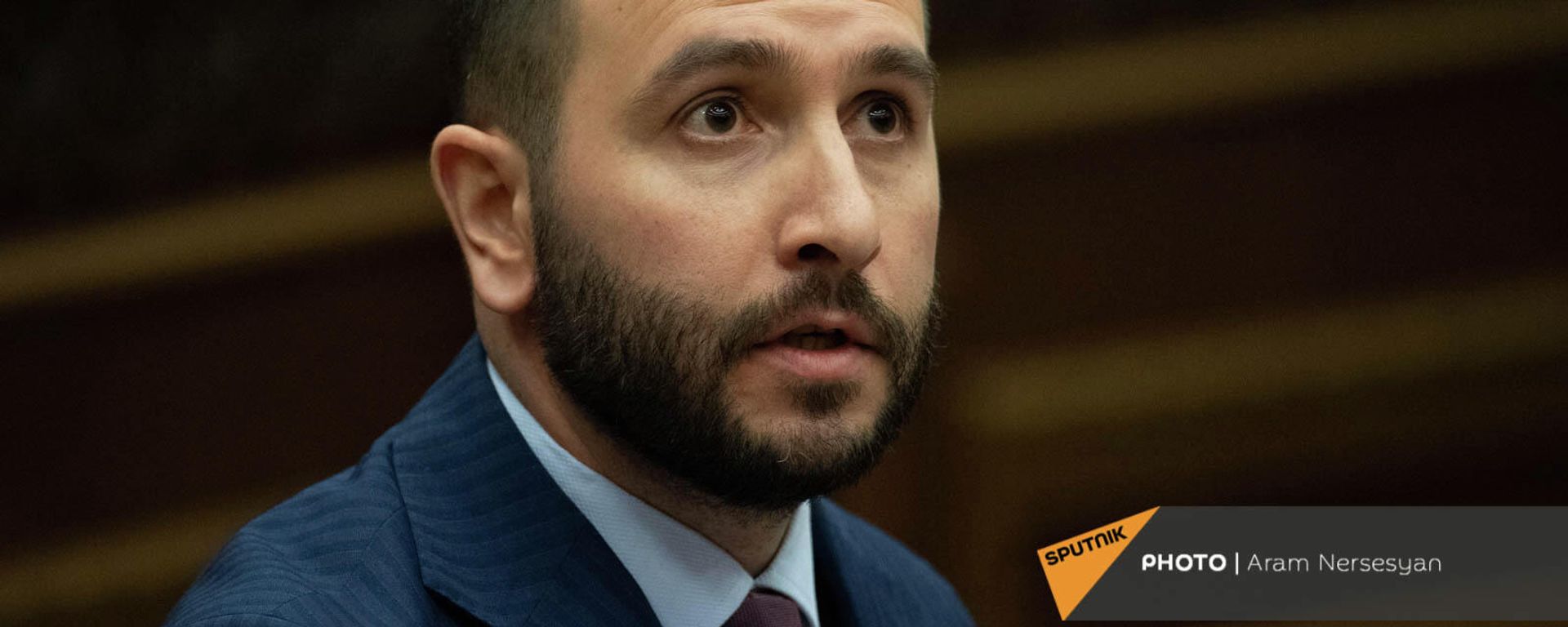 Руководитель фракции Гражданский договор Айк Конджорян на очередном заседании Национального Собрания Армении (2 марта 2022). Еревaн - Sputnik Армения, 1920, 15.06.2022