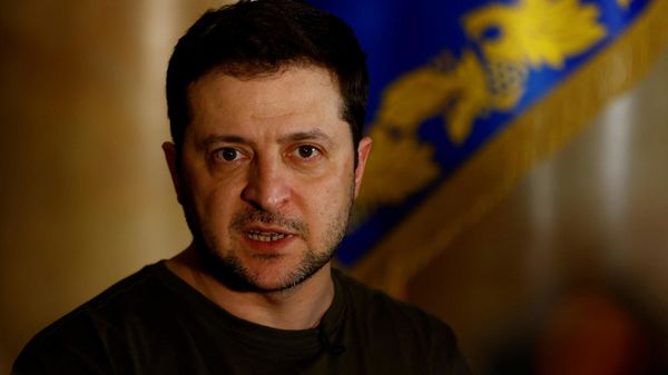 Президент Украины Владимир Зеленский во время интервью агентству Reuters (1 марта 2022). Киев - Sputnik Армения