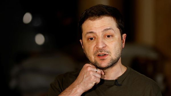 Президент Украины Владимир Зеленский во время интервью агентству Reuters (1 марта 2022). Киев - Sputnik Армения