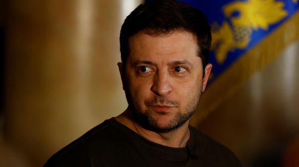Президент Украины Владимир Зеленский во время интервью агентству Reuters (1 марта 2022). Киев - Sputnik Армения