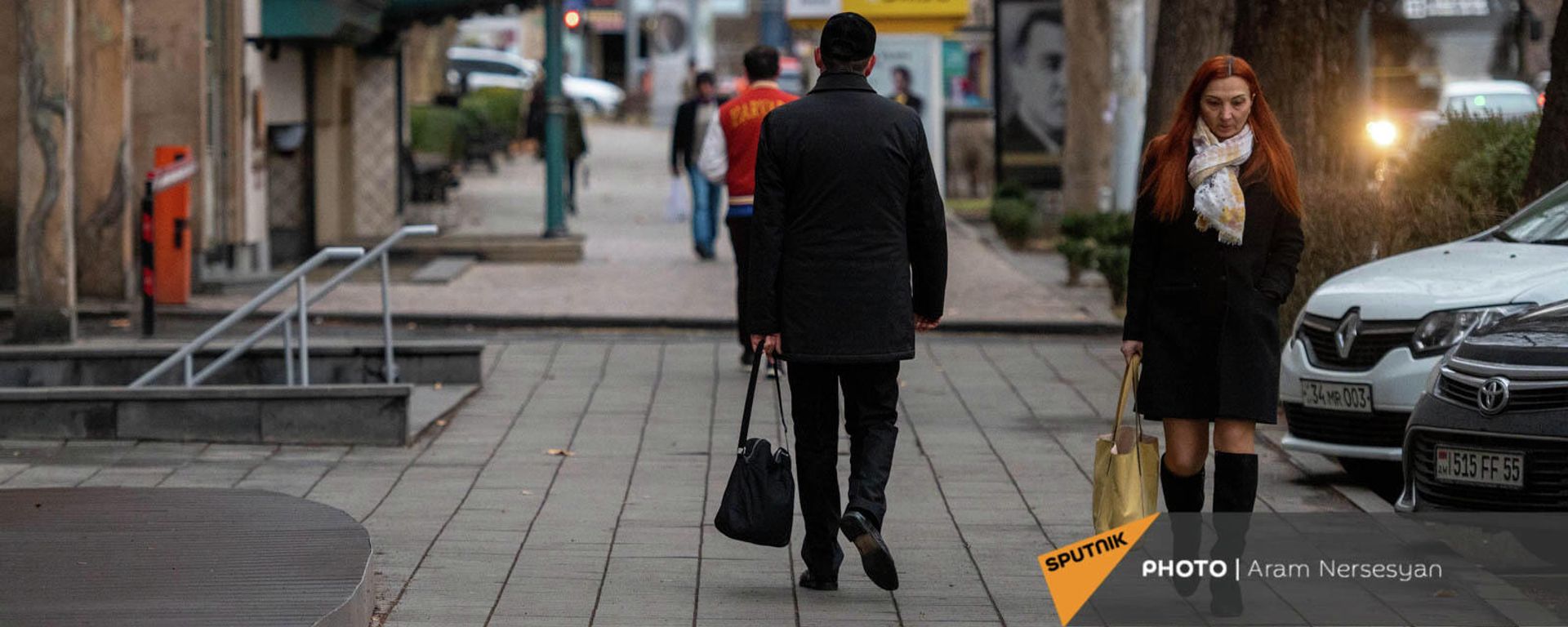 Մարդիկ Սայաթ-Նովայի պողոտայում - Sputnik Արմենիա, 1920, 25.09.2023