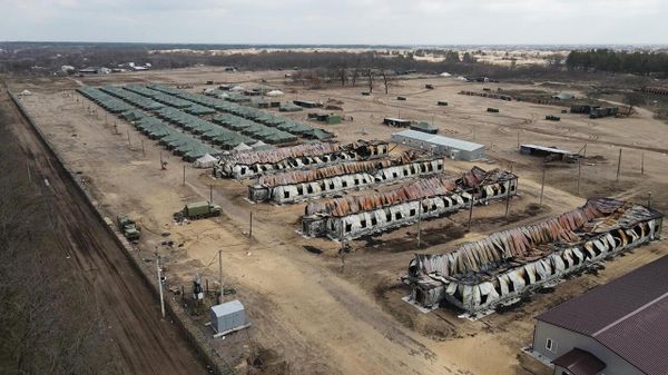 Брошенная военная база Вооруженных сил Украины неподалеку от села Раденьск (5 марта 2022). Херсонская область - Sputnik Армения