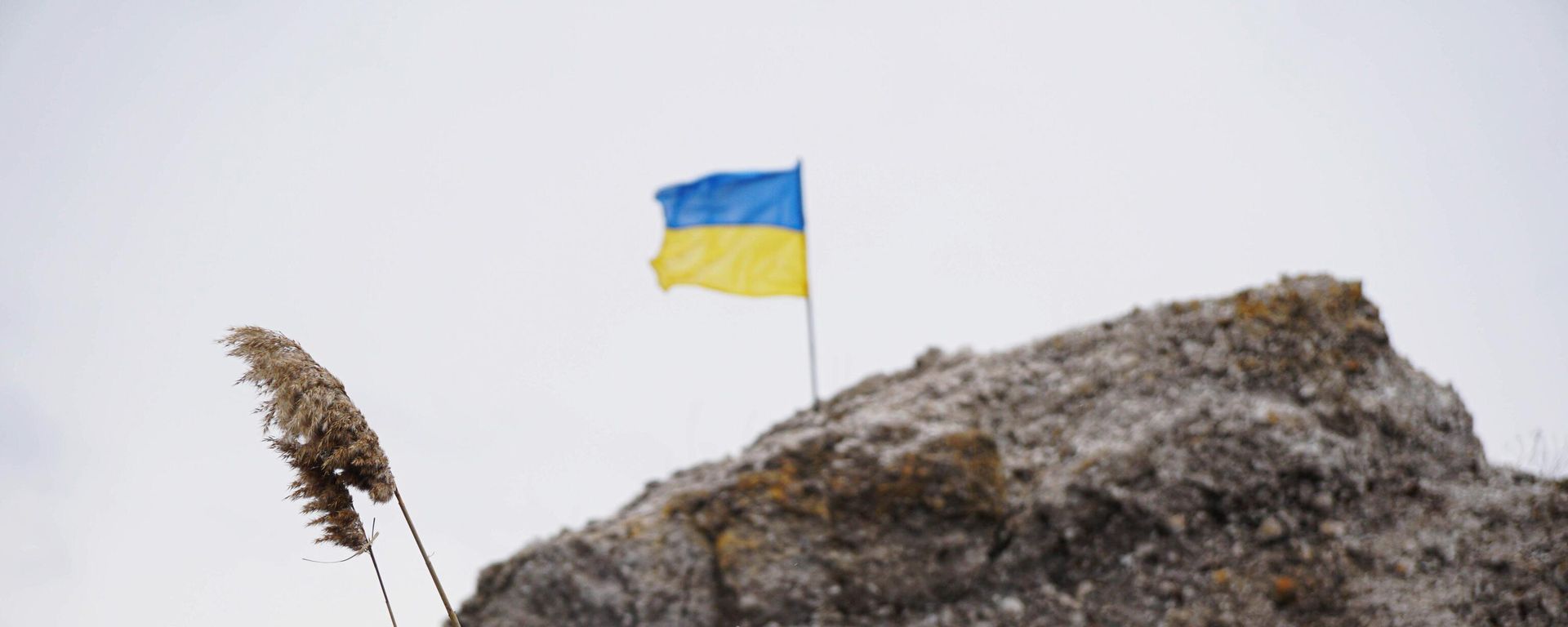 Флаг Украины на холме Флаг Украины на холме - Sputnik Армения, 1920, 11.10.2022