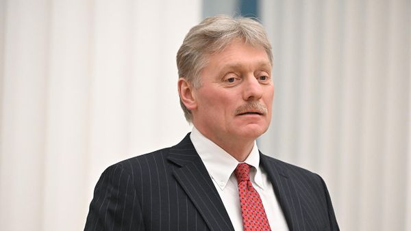 Пресс-секретарь президента России Дмитрий Песков на совместной пресс-конференции президентов РФ и АР (22 февраля 2022). Москвa - Sputnik Армения