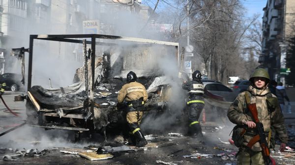 Դոնեցկը հրետակոծությունից հետո - Sputnik Արմենիա
