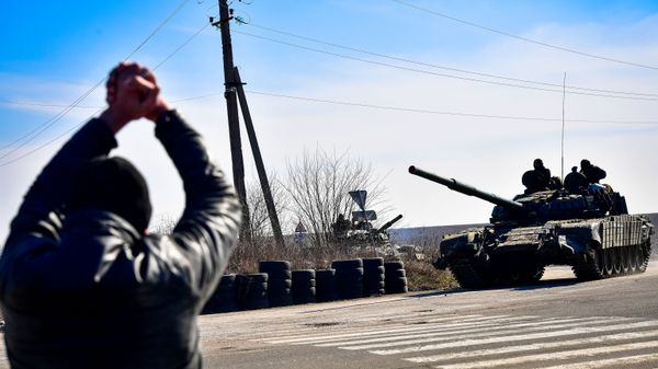 Встреча бойцов Народной милиции ДНР в Волновахе - Sputnik Армения