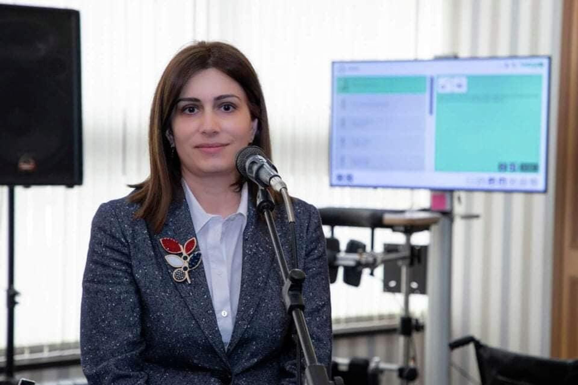 Анаит Аванесян на открытии реабилитационного центра для военнослужащих (15 марта 2022). Ванадзор - Sputnik Արմենիա, 1920, 15.03.2022