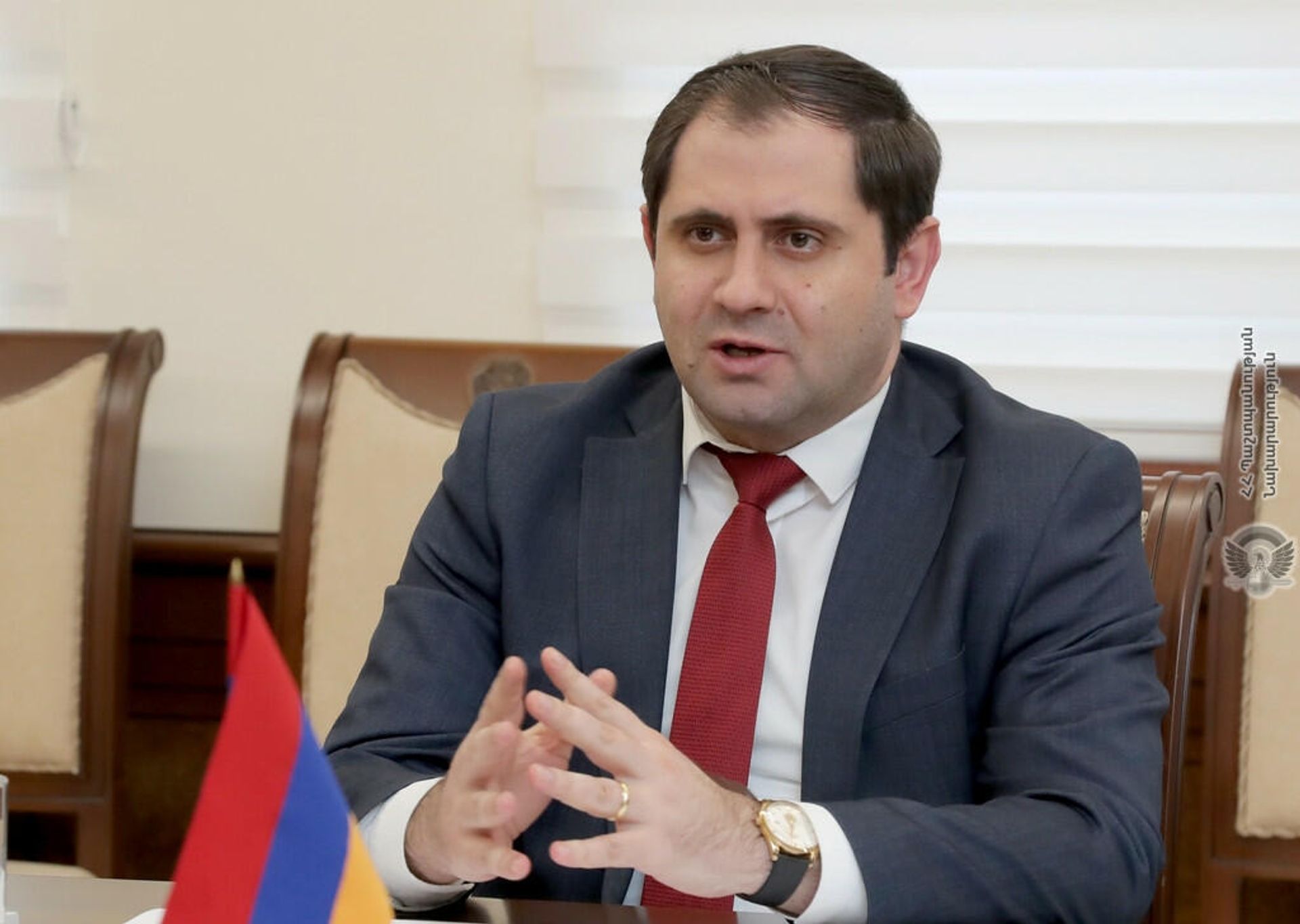 Министр обороны Сурен Папикян принял Чрезвычайного и Полномочного Посла Исламской Республики Иран в Армении Аббаса Бадахшана Зохури (15 марта 2022). Еревaн - Sputnik Արմենիա, 1920, 15.03.2022