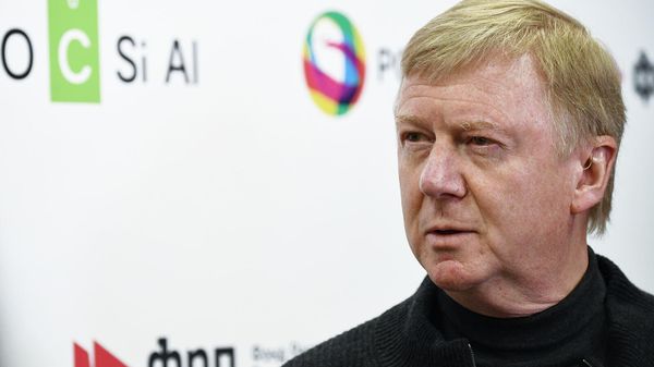 Председатель правления ООО УК РОСНАНО Анатолий Чубайс на пресс-конференции, посвященной запуску крупнейшей в мире установки по синтезу графеновых нанотрубок (11 февраля 2020). Новосибирск - Sputnik Армения
