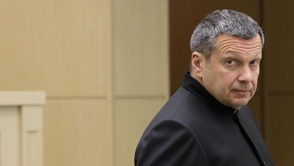 Журналист, теле- и радиоведущий Владимир Соловьев на заседании Совета Федерации РФ (28 марта 2018). Москвa - Sputnik Армения