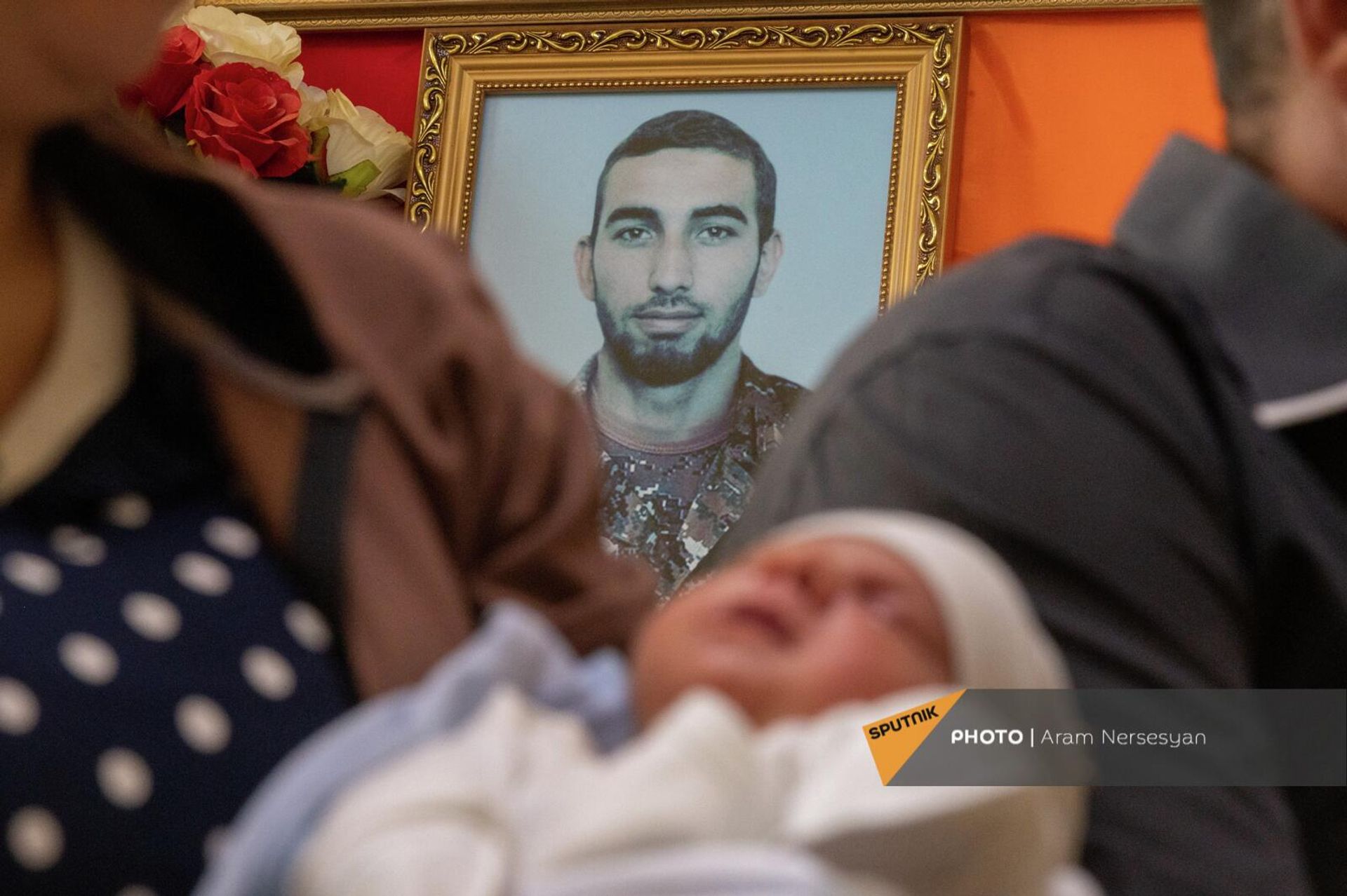 Портрет погибшего в карабахской войне Ваге Аброяна - Sputnik Армения, 1920, 15.04.2022