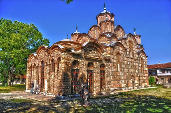 Կոսովոյում գտնվող Գրաչանիցա վանքը։Տարածաշրջանում քաղաքացիական պատերազմը շարունակվում է, իսկ սերբական սրբավայրերը հարմար թիրախ են ալբանական դիվերսիաների համար։ - Sputnik Արմենիա