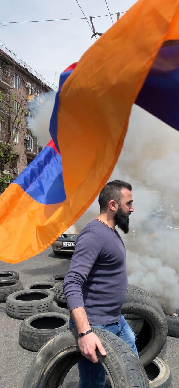 Բողոքի ակցիայի մասնակից - Sputnik Արմենիա