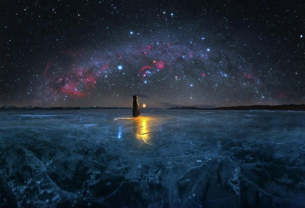Снимок Ice Age китайского фотографа Alvin Wu, вошедший в список 25 лучших фотографий конкурса 2022 Milky Way Photographer of the Year. - Sputnik Армения