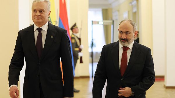 Գիտանաս Նաուսեդան ու Նիկոլ Փաշինյանը - Sputnik Արմենիա