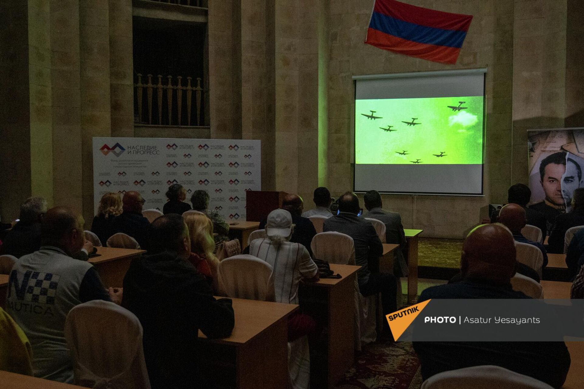 Показ документального фильма о герое Великой Отечественной войны маршале Сергее Худякове в Музее Победы (23 мая 2022). Еревaн - Sputnik Армения, 1920, 24.05.2022