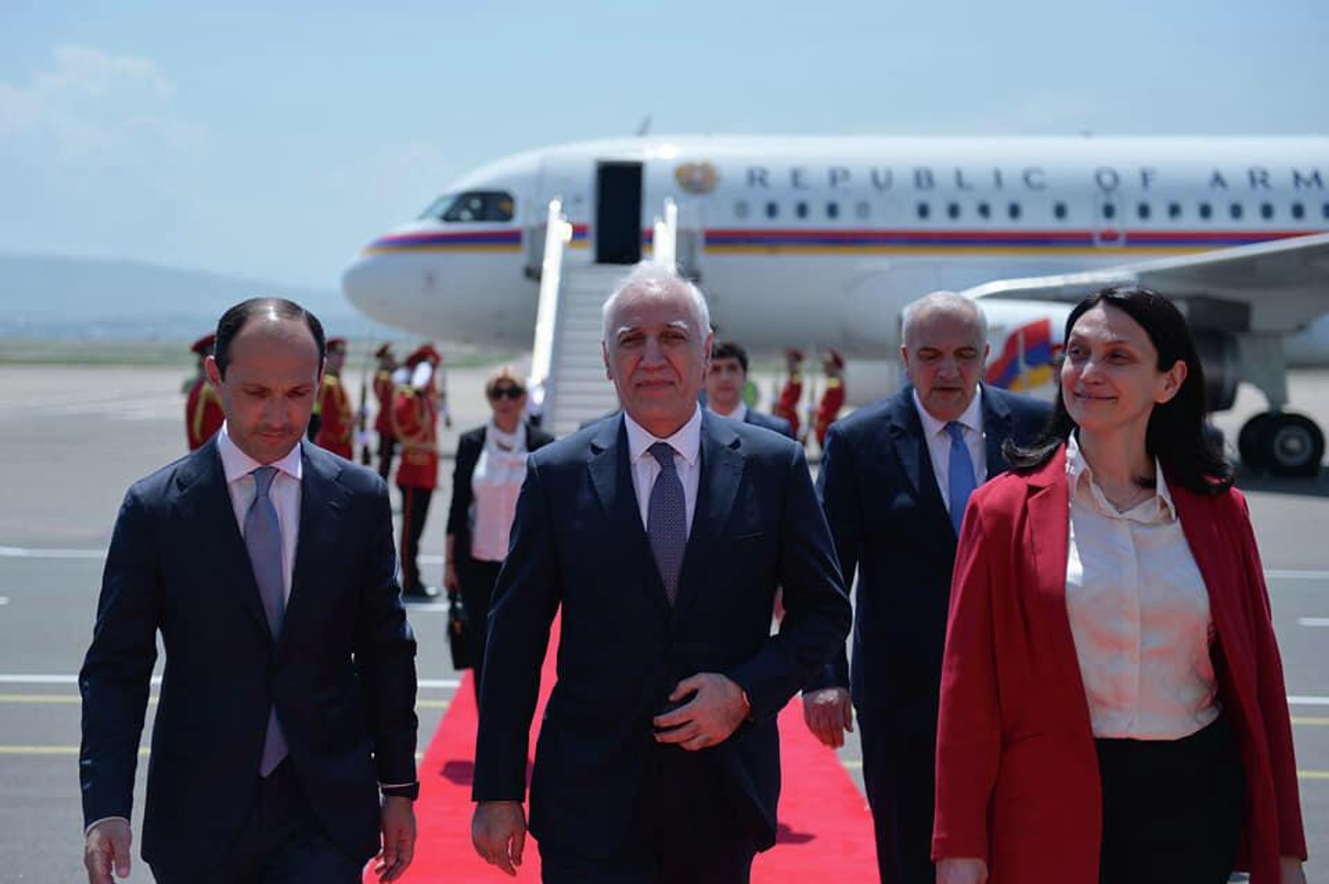 Визит в Грузию президента Ваагна Хачатуряна (30 мая 2022). Тбилиси - Sputnik Արմենիա, 1920, 30.05.2022