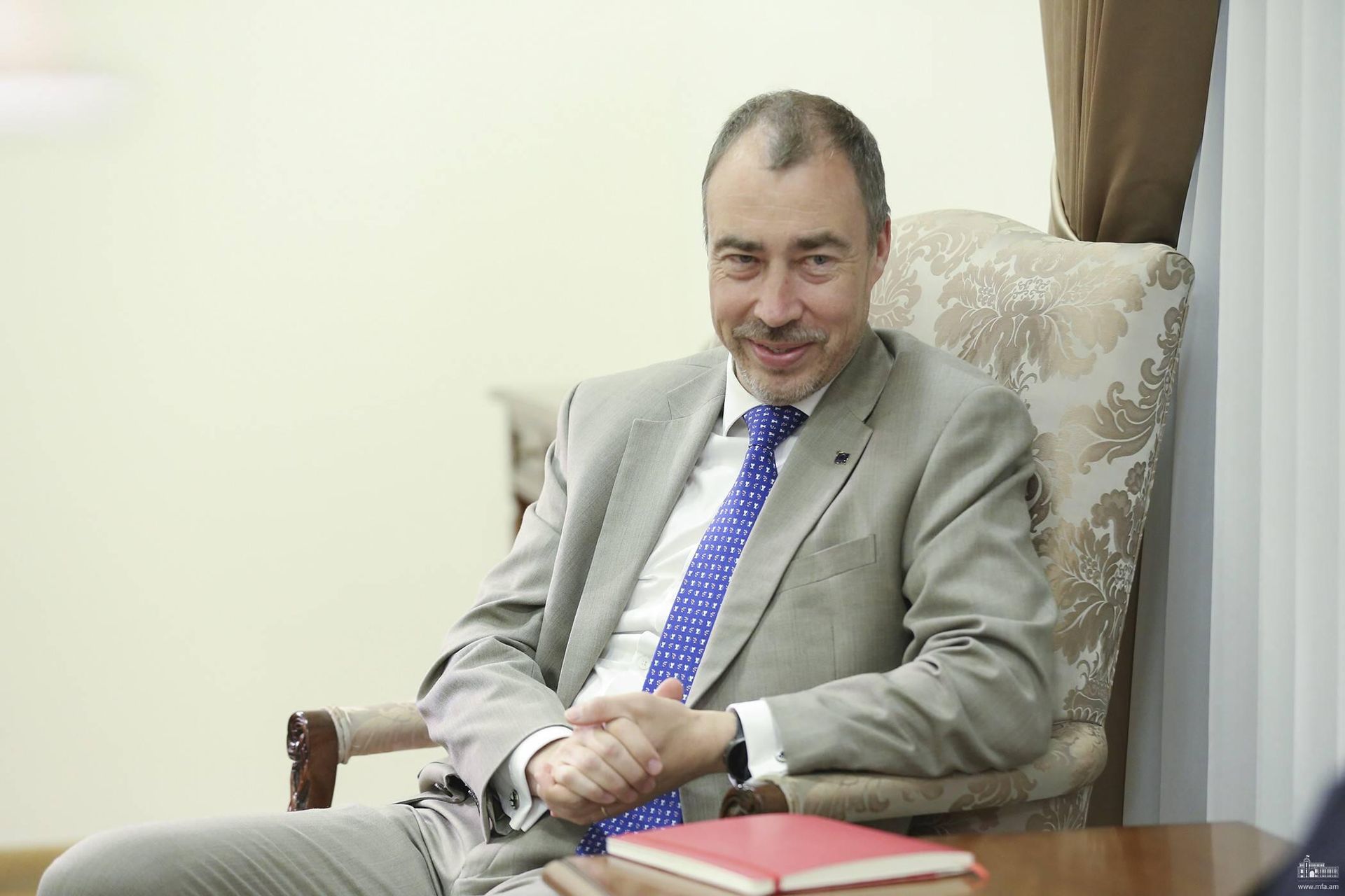 Министр иностранных дел Арарат Мирзоян принял специального представителя ЕС по кризису в Грузии на Южном Кавказе Тойво Клаара (3 июня 2022). Еревaн - Sputnik Արմենիա, 1920, 03.06.2022