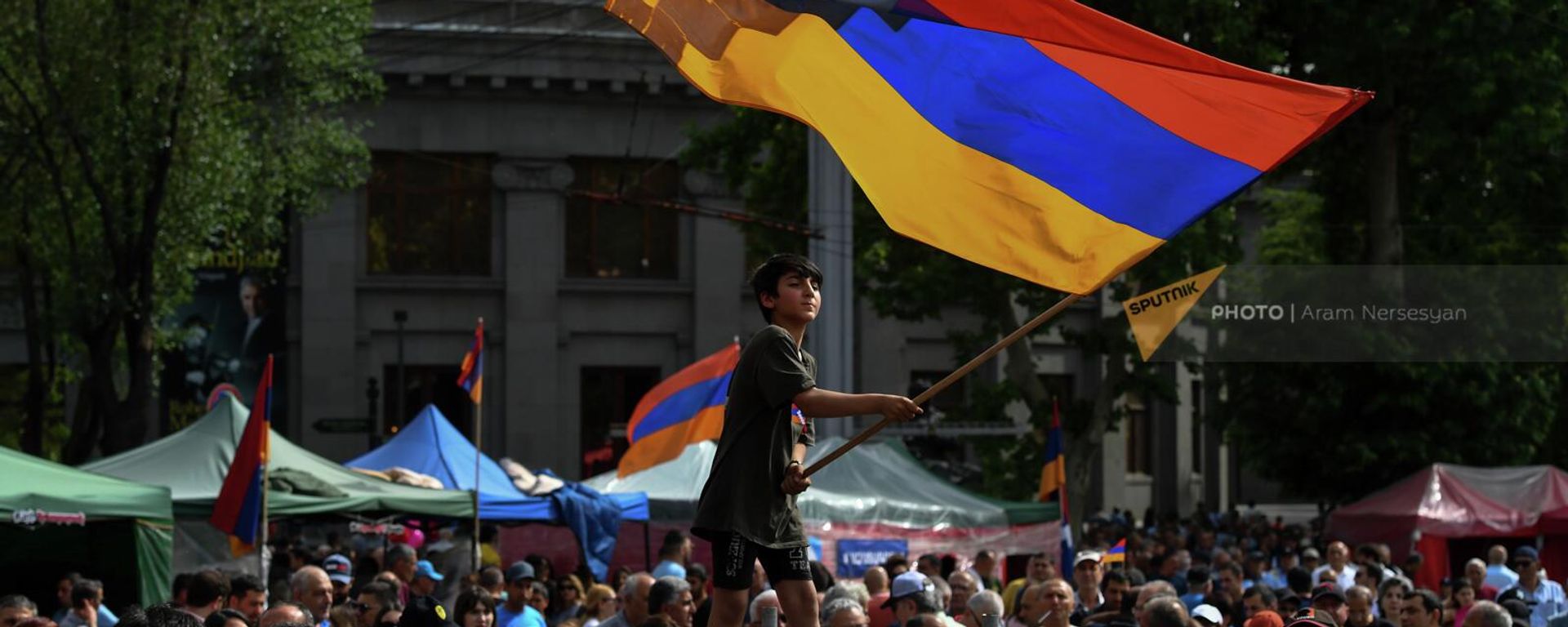 Митинг оппозиции на площади Франции (3 июня 2022). Еревaн - Sputnik Армения, 1920, 11.06.2022