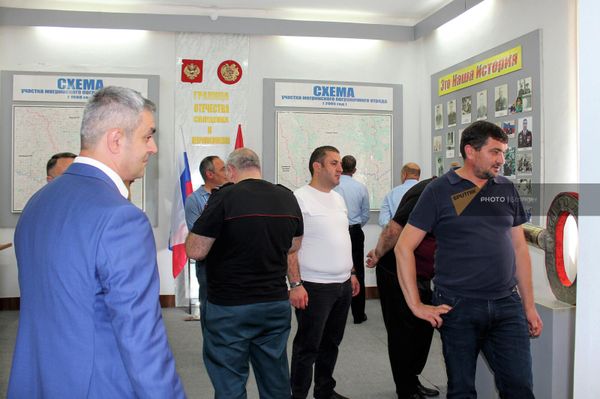 ՌԴ սահմանապահները և Սյունիքի իշխանությունները նշել են Մեղրիի ջոկատի 67-ամյակը։ - Sputnik Արմենիա