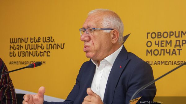 Пресс-конференция бывшего замминистра сельского хозяйства Ашота Арутюняна (15 июня 2022). Еревaн - Sputnik Армения