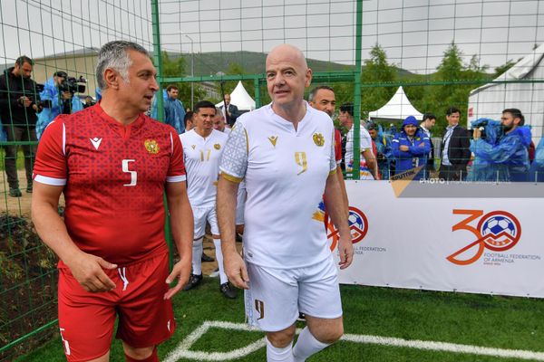 ՖԻՖԱ-ի նախագահ Ջաննի Ինֆանտինոն Ծովագյուղում էր - Sputnik Արմենիա