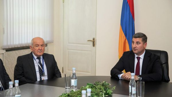 Գնել Սանոսյանը Քաղաքացիական ավիացիայի կոմիտեի աշխատակազմին է ներկայացրել Միհրան Խաչատրյանին - Sputnik Արմենիա