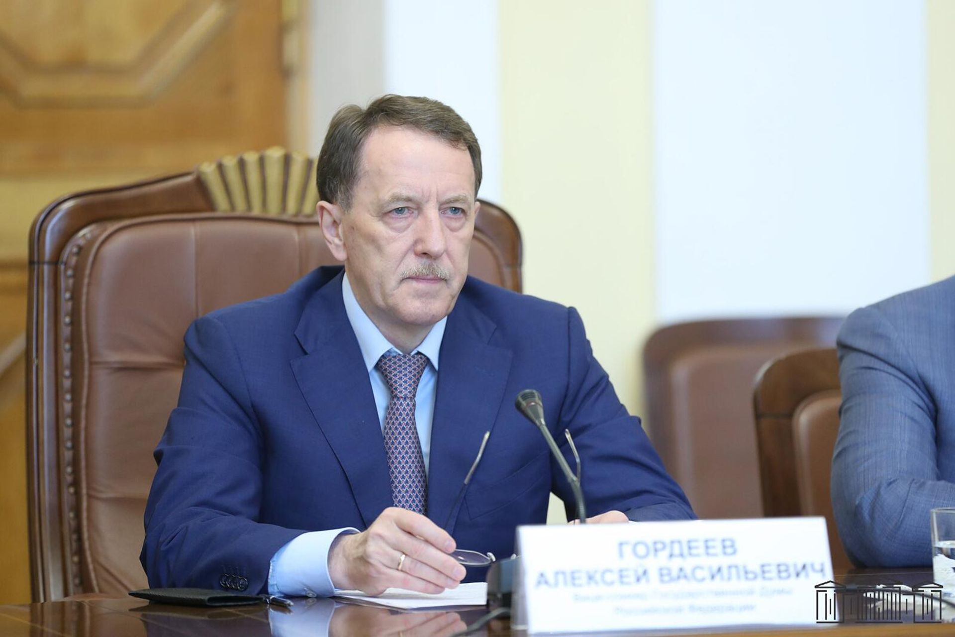 Председатель НС Ален Симонян принял делегацию во главе с заместителем Председателя Госдумы ФС РФ Алексеем Гордеевым (28 июня 2022). Еревaн - Sputnik Արմենիա, 1920, 28.06.2022