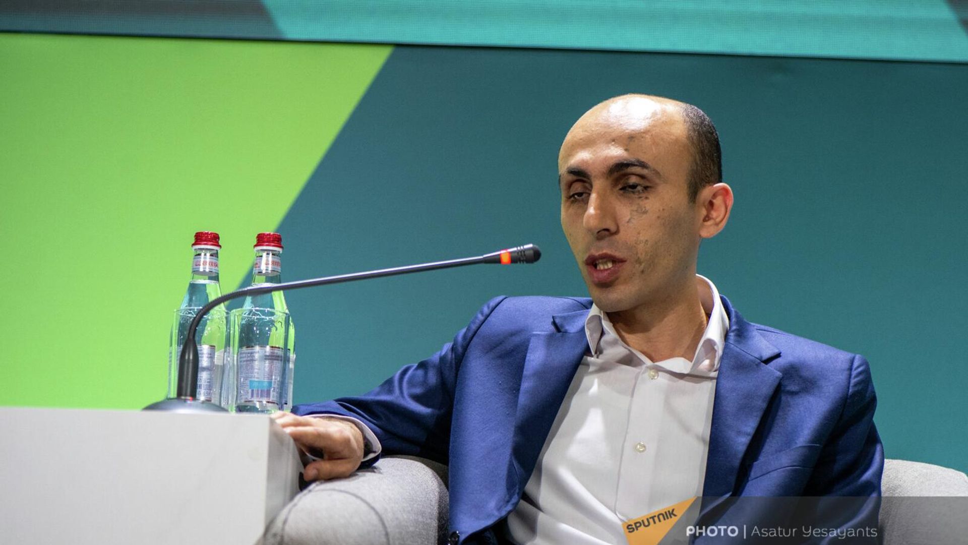 Артак Бегларян на запуске Ассамблеи The Future Armenian по модели гражданского собрания (7 июля 2022). Ереван - Sputnik Армения, 1920, 20.09.2023