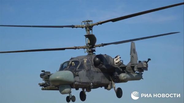 Боевая работа Ка-52 - Sputnik Армения