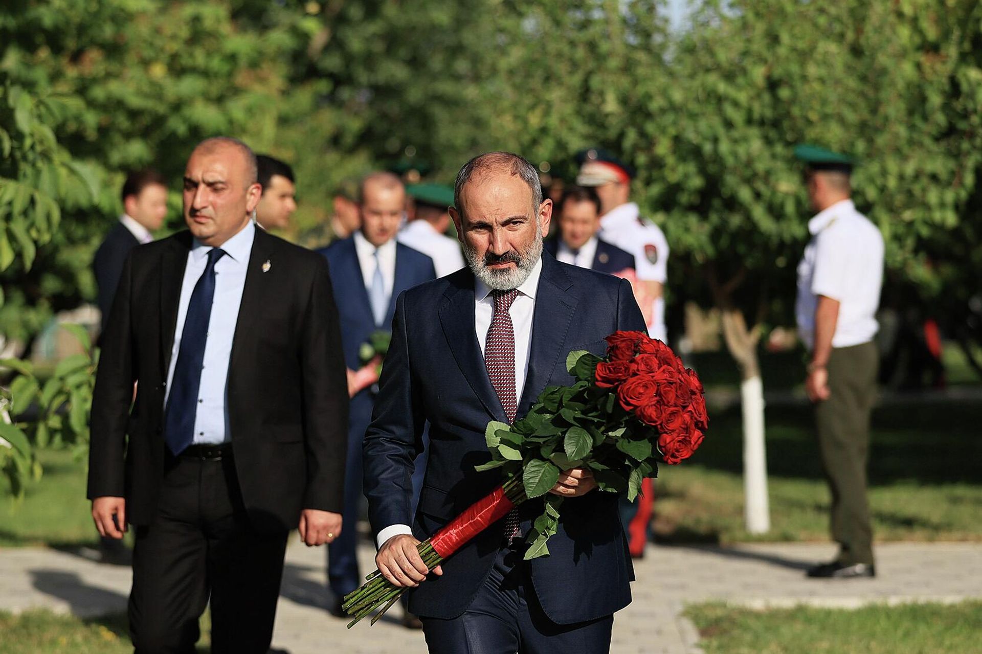 Премьер-министр Никол Пашинян принял участие в торжественном мероприятии по случаю 30-летия формирования Пограничных войск Службы национальной безопасности (15 июля 2022). Еревaн - Sputnik Армения, 1920, 15.07.2022