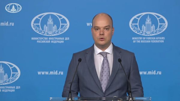 Брифинг заместителя директора Департамента информации и печати МИД России Ивана Нечаева (27 июля 2022). Москвa - Sputnik Армения