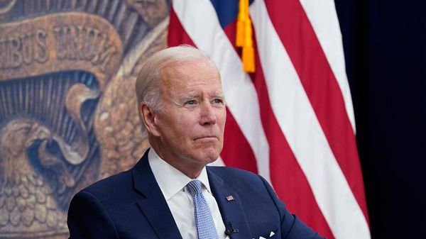 Президент США Джо Байден во время встречи с руководителями компаний в Белом доме (28 июля 2022). Вашингтон - Sputnik Армения