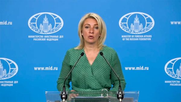 Официальный представитель МИД России Мария Захарова во время брифинга (2 августа 2022). Москвa - Sputnik Армения