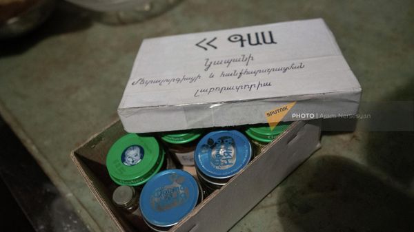 Образцы металлических порошков, полученных в Капанской горно-обогатительной лаборатории - Sputnik Армения