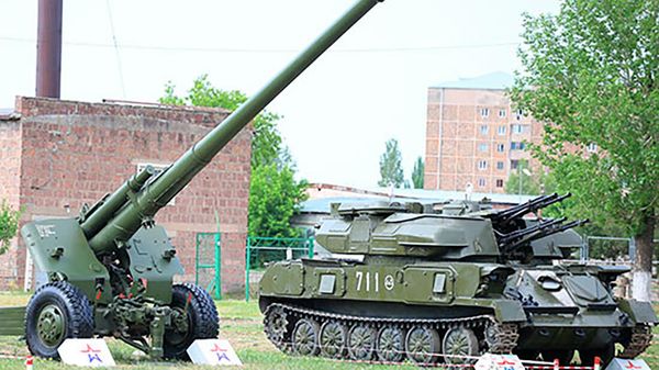 На российской военной базе состоялось открытие Военно-технического форума АРМИЯ-2022 (19 августа 2022). Гюмри - Sputnik Армения