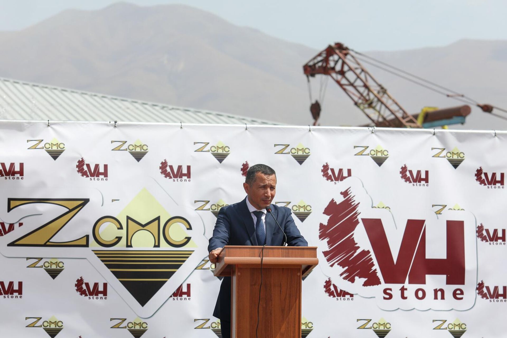 Церемония перезапуска Сисианской компании VH Stone (24 августа 2022). Сюник - Sputnik Армения, 1920, 24.08.2022