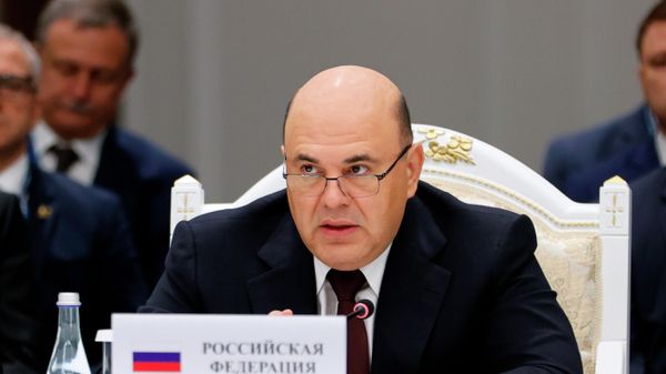 Председатель правительства РФ Михаил Мишустин на заседании Евразийского межправительственного совета в расширенном составе (26 августа 2022). Чолпон-Ата - Sputnik Армения