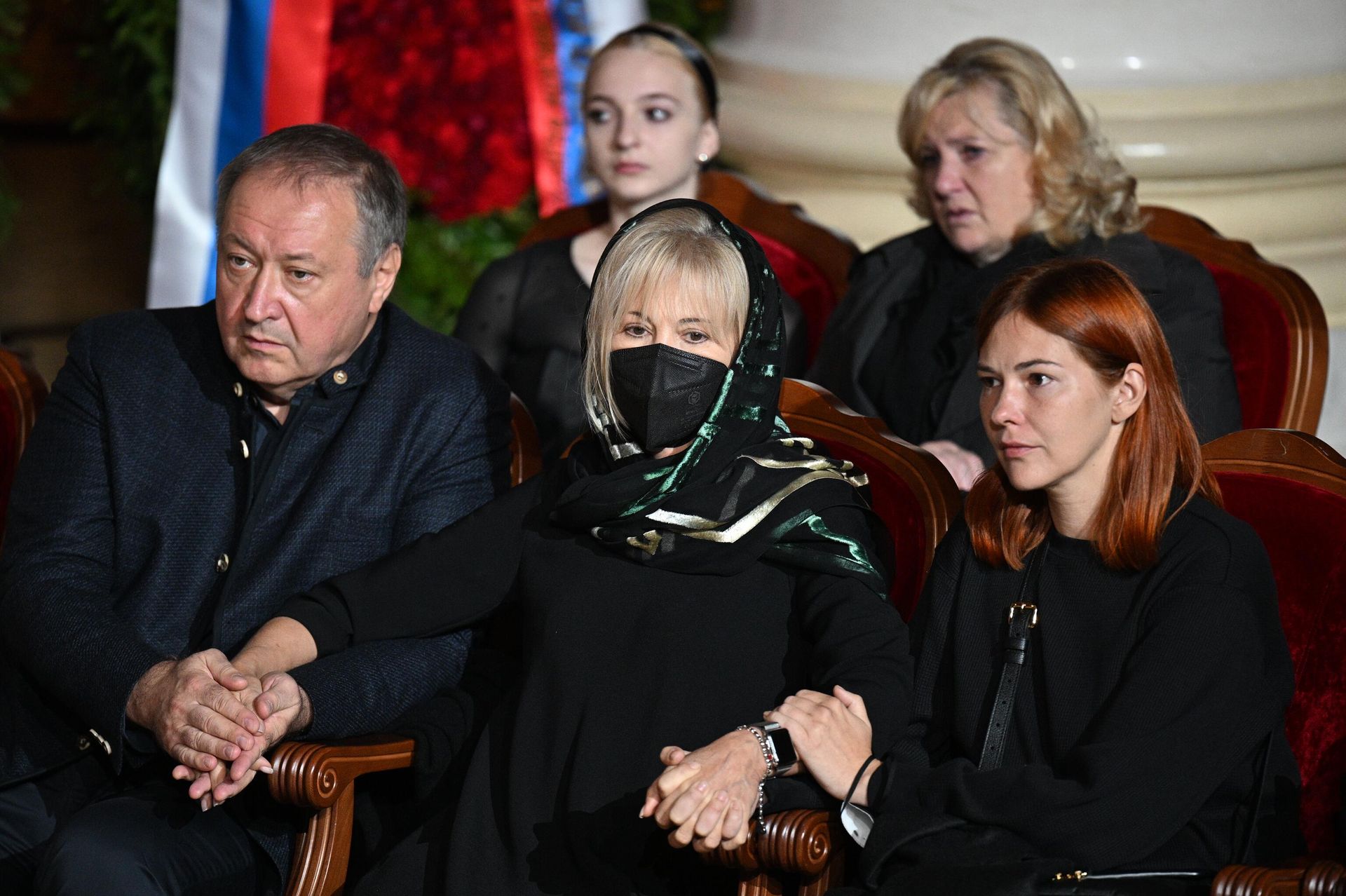 Дочь первого президента СССР Михаила Горбачева Ирина Горбачева-Вирганская (в центре) на церемонии прощания с бывшим президентом СССР в Колонном зале Дома союзов (3 сентября 2022). Москва Дочь первого президента СССР Михаила Горбачева Ирина Горбачева-Вирганская (в центре) на церемонии прощания с бывшим президентом СССР в Колонном зале Дома союзов (3 сентября 2022). Москва - Sputnik Армения, 1920, 03.09.2022