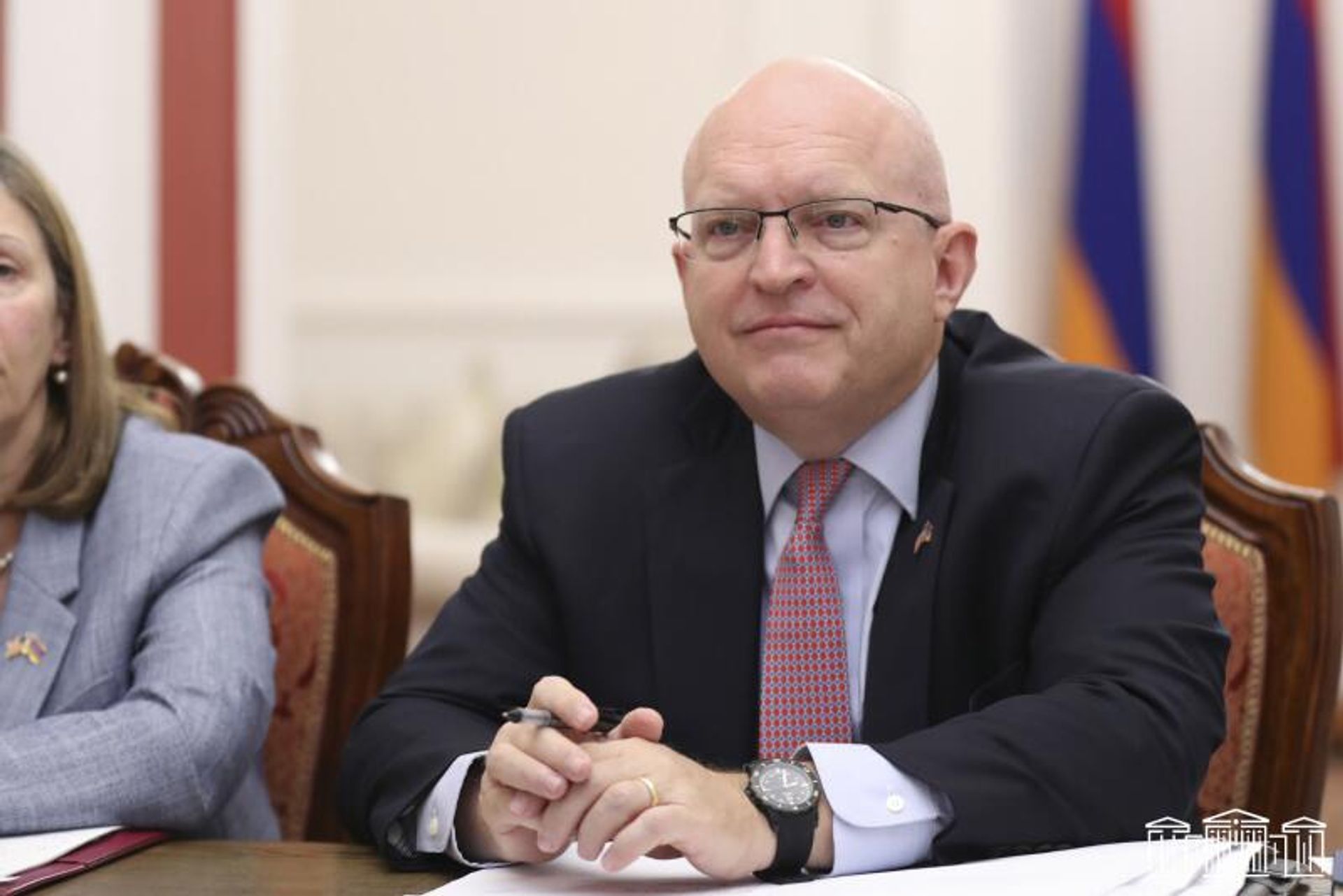 Заместитель председателя НС РА Рубен Рубинян принял новоназначенного сопредседателя Минской группы ОБСЕ от США, старшего советника по Кавказским переговорам Филиппа Рикера (10 сентября 2022). Еревaн - Sputnik Արմենիա, 1920, 10.09.2022