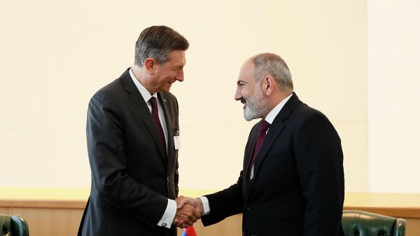 Փաշինյանի հանդիպումը Սլովենիայի նախագահ Բորութ Պահորի հետ - Sputnik Արմենիա