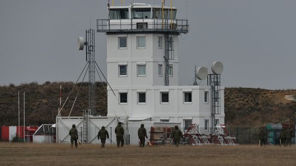 Командно-диспетчерский пункт на аэродроме Бельбек под Севастополем - Sputnik Армения