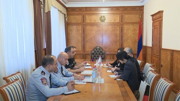 ՀՀ ոստիկանության պետն ընդունել է Հայաստանում Ճապոնիայի արտակարգ և լիազոր դեսպանին - Sputnik Արմենիա