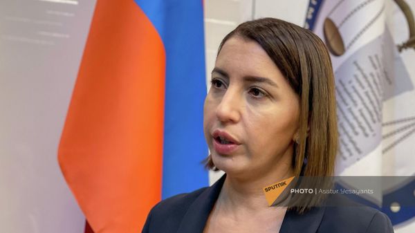 Омбудсмен Кристине Григорян во время пресс-конференции (7 октября 2022). Еревaн - Sputnik Армения