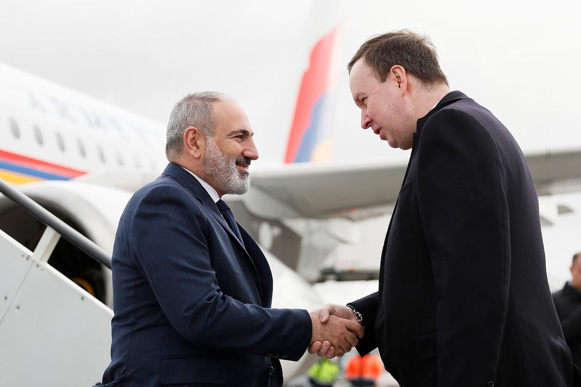 Премьер-министр Никол Пашинян прибыл в Санкт-Петербург с рабочим визитом (7 октября 2022). Санкт-Петербург - Sputnik Արմենիա, 1920, 07.10.2022