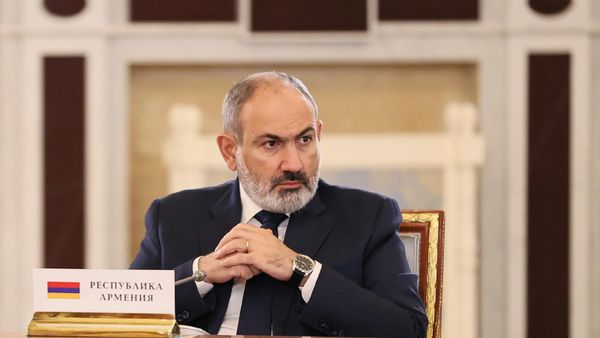 Премьер-министр Армении Никол Пашинян на неформальной встрече лидеров стран-участниц СНГ (7 октября 2022). Санкт-Петербург - Sputnik Армения