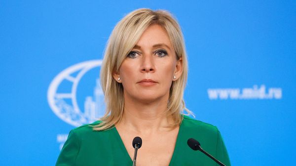 Официальный представитель МИД России Мария Захарова проводит очередной брифинг для журналистов (11 октября 2022). Москвa - Sputnik Армения