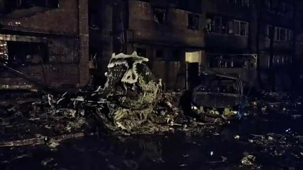 Место падения Су-34 в Ейске - Sputnik Армения