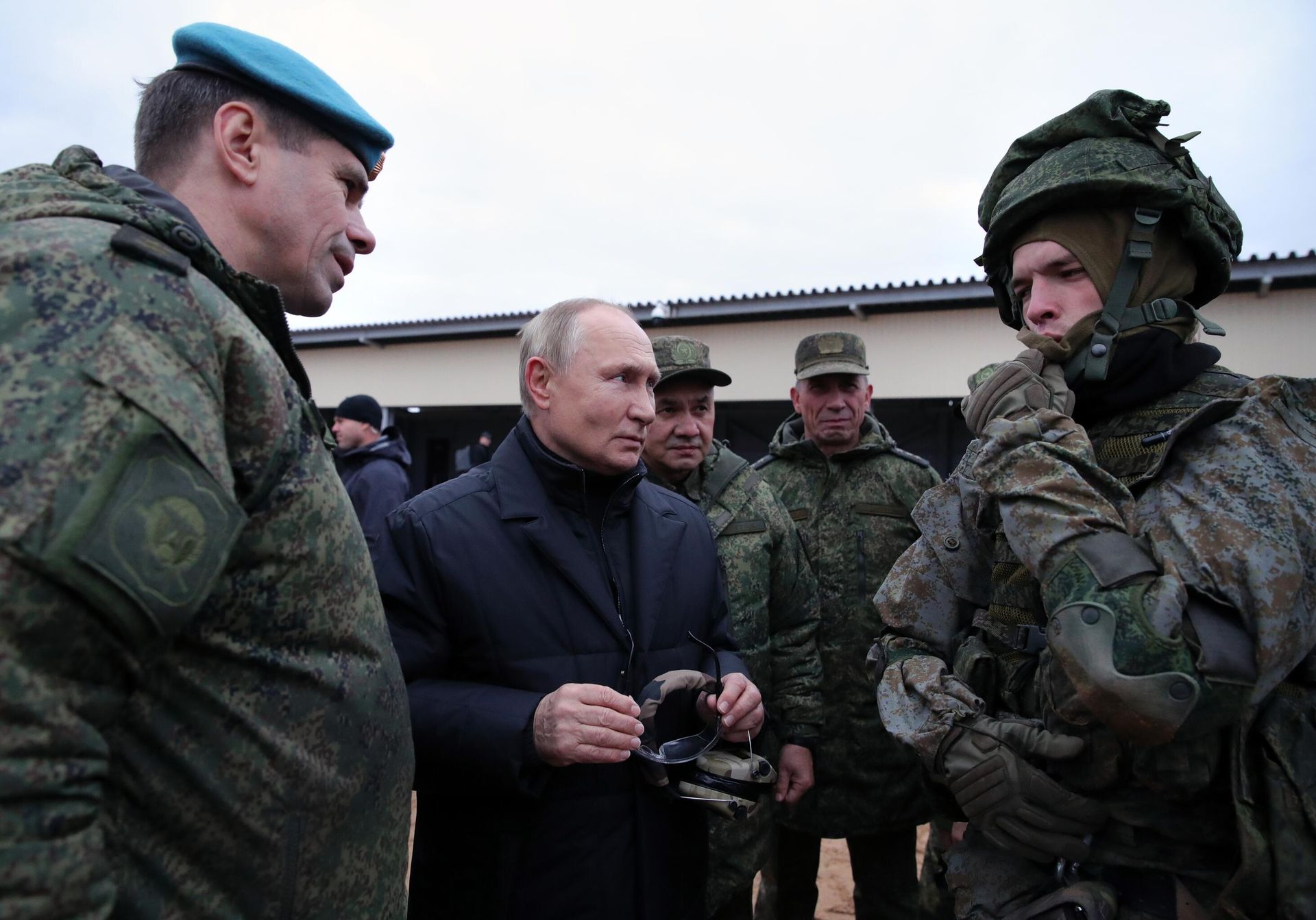 Президент РФ Владимир Путин во время посещения военного полигона Западного военного округа (20 октября 2022). Рязанская область - Sputnik Արմենիա, 1920, 20.10.2022